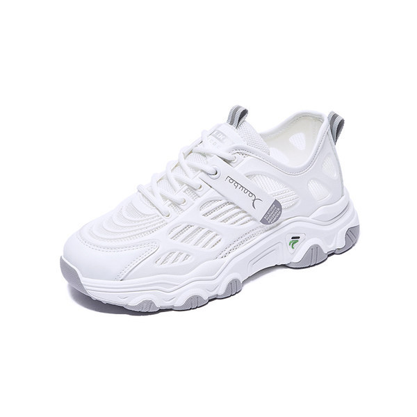 Sieviešu elpojošas kedas ar uzrakstu no eko ādas