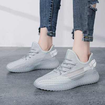 Sieviešu tekstila kedas ar silikona zoli un šņorēm