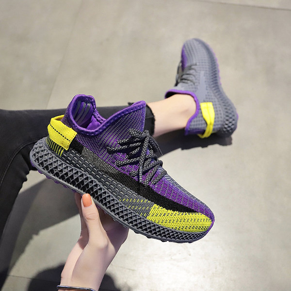 Sieviešu tekstila kedas ar silikona zoli un šņorēm