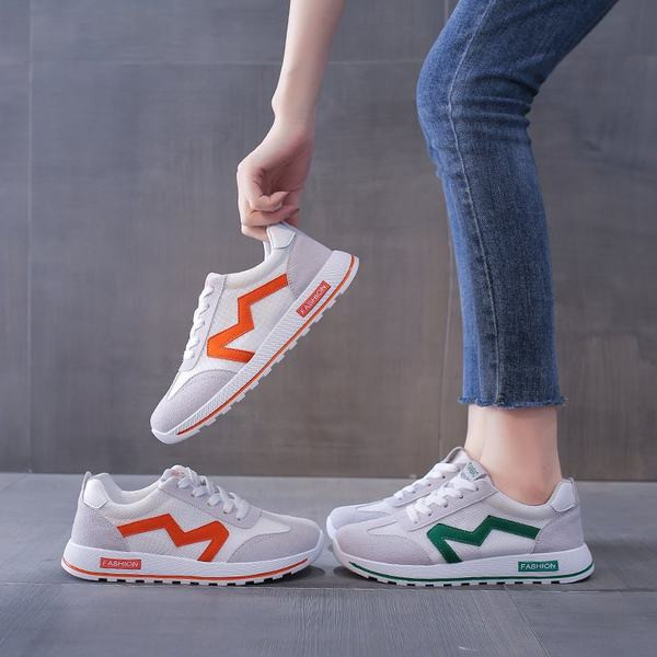 Sieviešu ikdienas kedas no tīklveida auduma un eko zamšādas