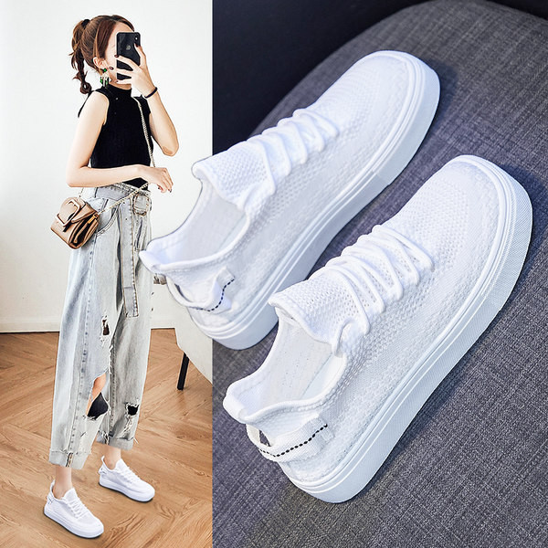 Ikdienas tīras sieviešu kedas ar mežģīnēm