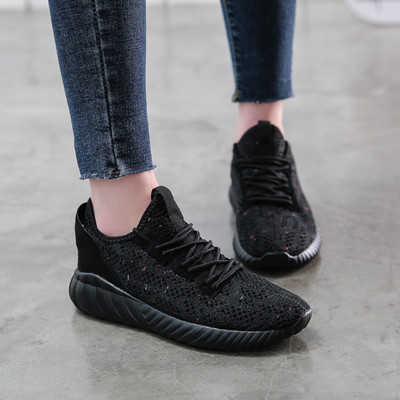 Sieviešu tekstila kedas ar plakanām zolēm un šņorēm četrās krāsās