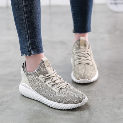 Sieviešu tekstila kedas ar plakanām zolēm un šņorēm četrās krāsās