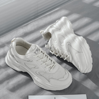 Casual πάνινα παπούτσια με κορδόνια και τραχιά σόλα για γυναίκες