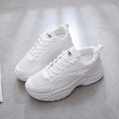 Casual πάνινα παπούτσια με κορδόνια και τραχιά σόλα για γυναίκες