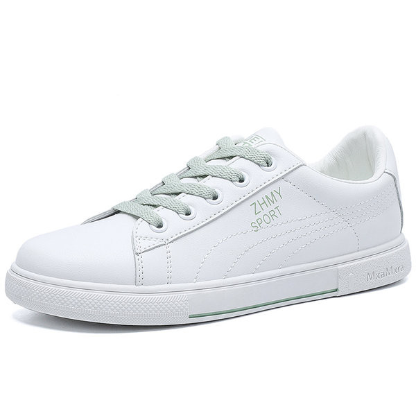 Vienkāršs sieviešu kedu modelis ar plakanu zoli un šņorēm