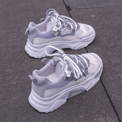 Ikdienas elpojošas sporta kedas ar raupju zoli sievietēm