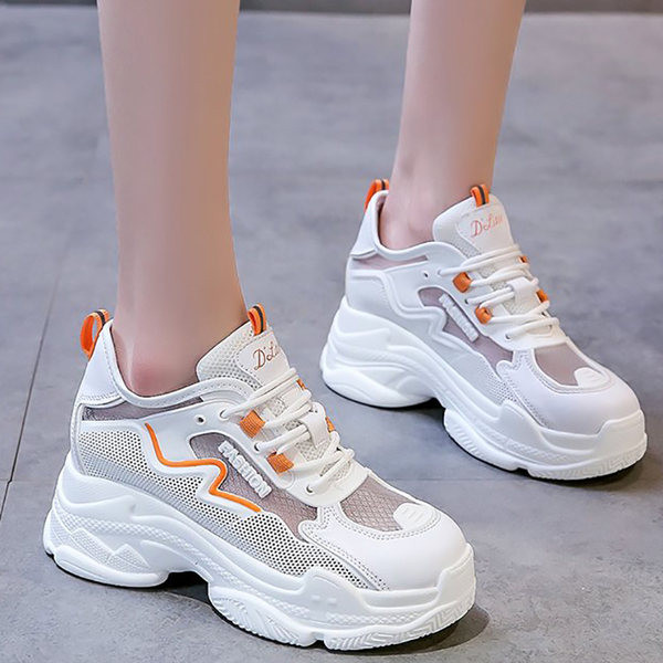 Suvised naiste vabaaja tossud 6 cm platvormiga