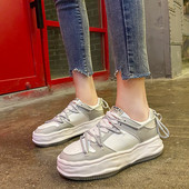 Ikdienas sieviešu ādas kedas ar plakanām zolēm