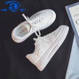 Γυναικεία casual πάνινα παπούτσια με χρωματιστό μοτίβο και κορδόνια