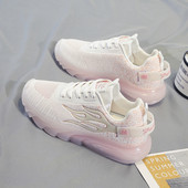 Ležerne ženske prozračne tenisice s vezicama u više boja