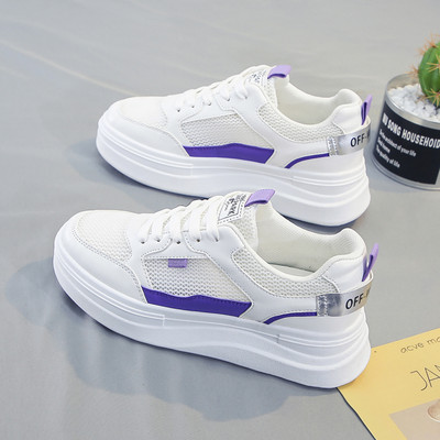 Sportiskas ikdienas sieviešu kedas ar plakanām zolēm un šņorēm