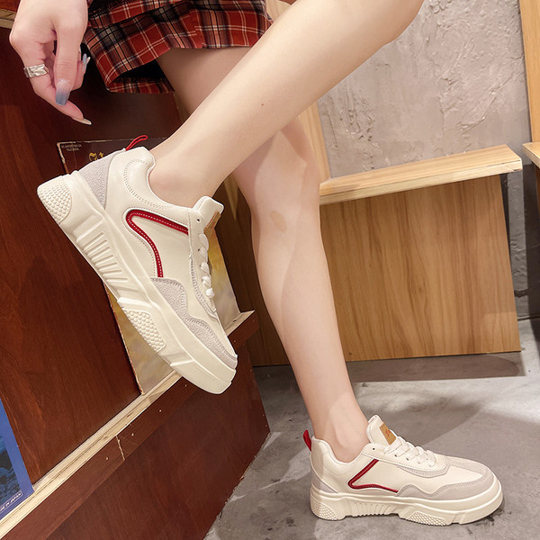 Sieviešu tekstila kedas ar 4 cm zoli