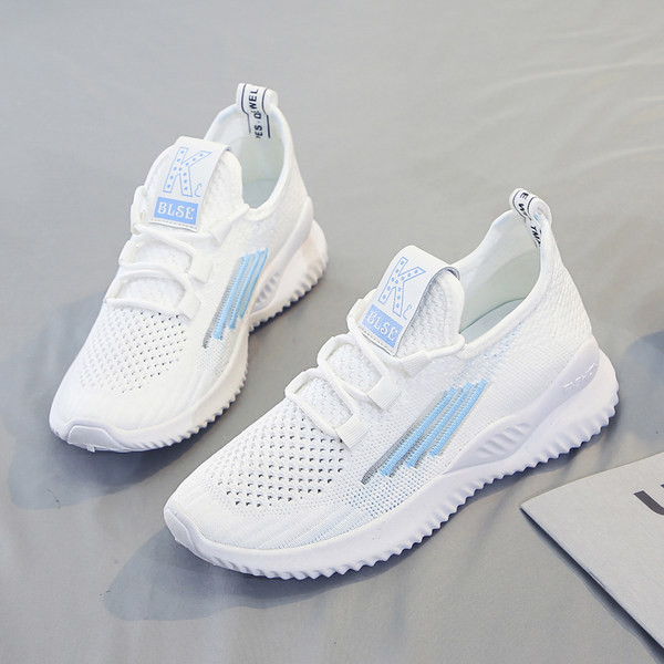 Νέο μοντέλο αναπνεύσιμα αθλητικά γυναικεία παπούτσια Casual   με κορδόνια σε διάφορα χρώματα
