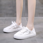 Audekla sieviešu ikdienas kedas ar plakanām zolēm