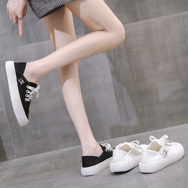 Audekla sieviešu ikdienas kedas ar plakanām zolēm