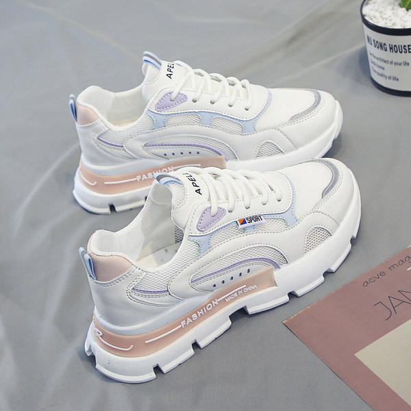 Mitmes värvitoonis suvised naiste tossud võrkude ja lipsudega