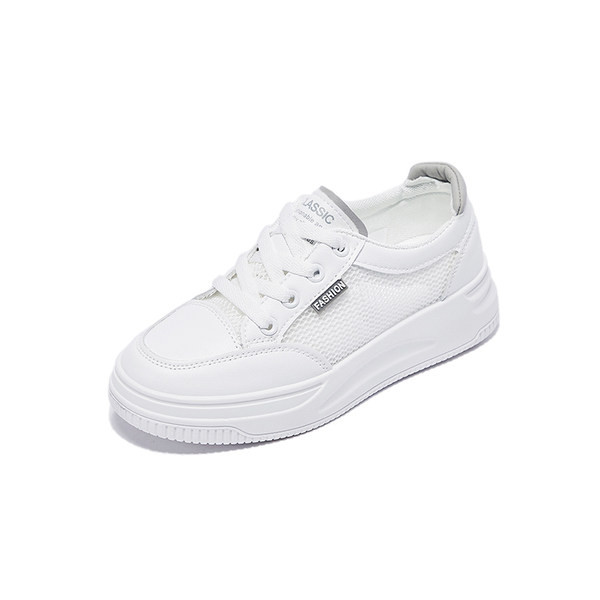 Jauns ikdienas sieviešu kedu modelis no elpojoša auduma ar šņorēm