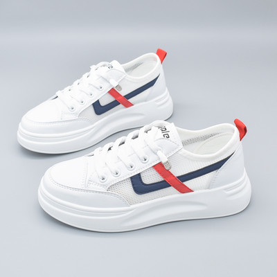 Γυναικεία casual πάνινα παπούτσια με ψηλή σόλα από αναπνεύσιμο ύφασμα