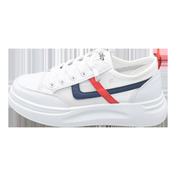 Γυναικεία casual πάνινα παπούτσια με ψηλή σόλα από αναπνεύσιμο ύφασμα