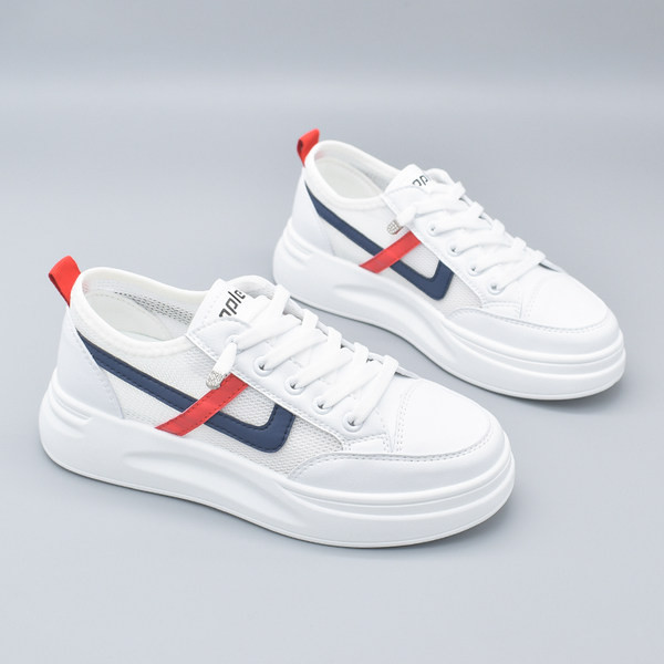 Γυναικεία casual πάνινα παπούτσια με ψηλή σόλα από αναπνεύσιμο ύφασμα