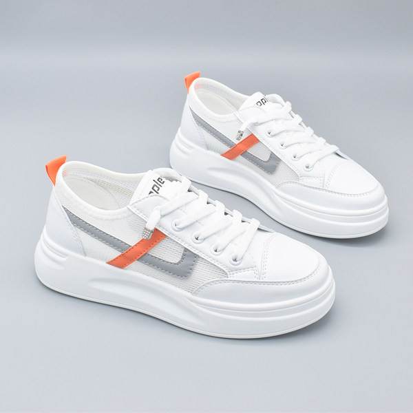 Γυναικεία casual πάνινα παπούτσια με ψηλή σόλα από αναπνεύσιμο ύφασμα