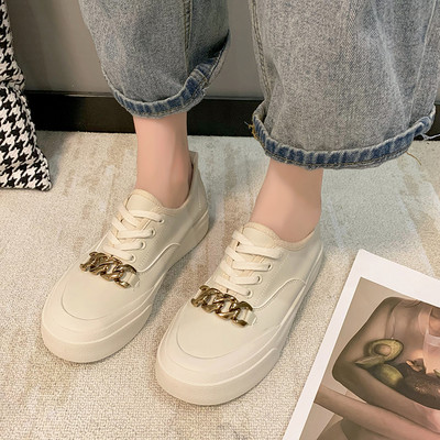 Sieviešu audekla kedas ar metāla ķēdīti