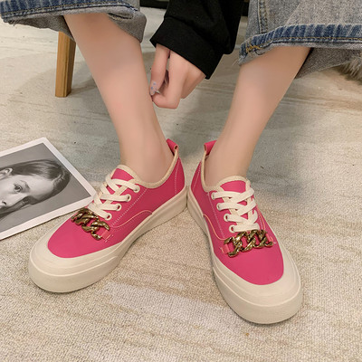 Sieviešu audekla kedas ar metāla ķēdīti