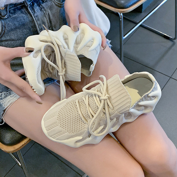 Νέο μοντέλο αναπνεύσιμα αθλητικά γυναικεία παπούτσια Casual  με λαστιχένια σόλα