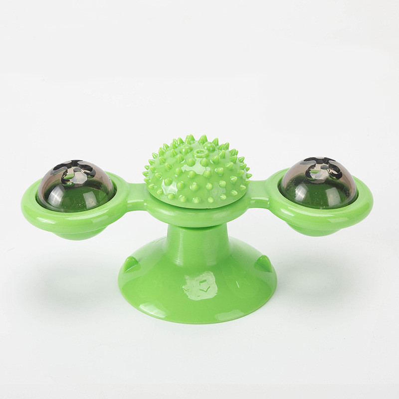 Въртяща се котешка играчка - светеща