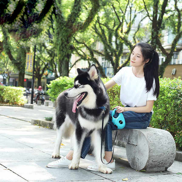 Автоматичен повод за кучета - текстилна лента 3метра