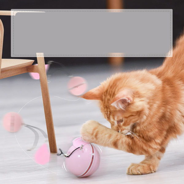 Μπάλα  παιχνιδιού που ανάβει με φόρτιση USB για γάτες
