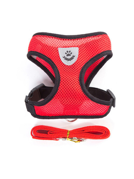 Нагръдник за куче с повод в няколко цвята