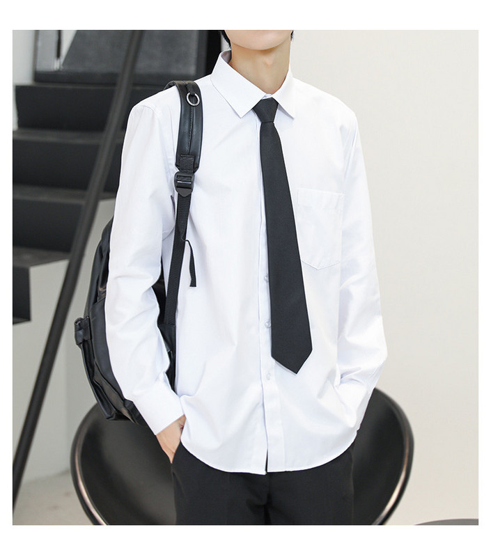 Нов модел мъжка риза с класическа яка - къс или дълъг ръкав