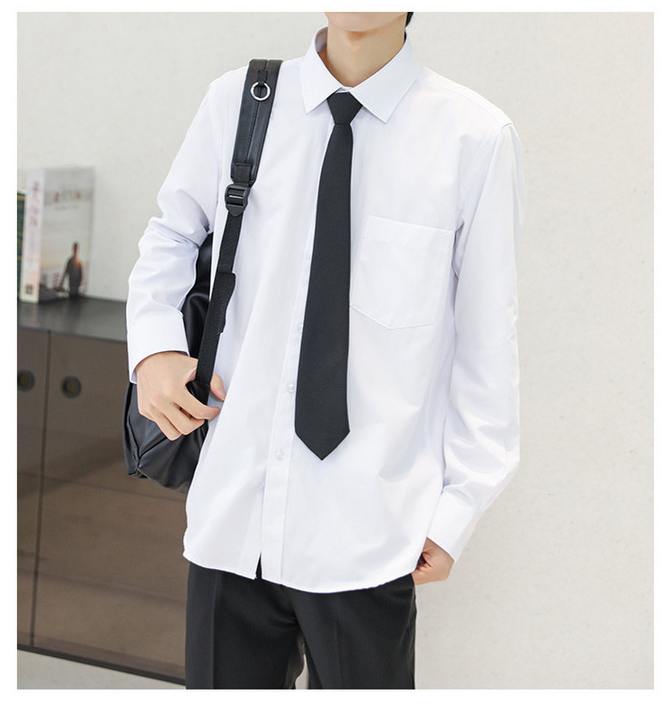 Нов модел мъжка риза с класическа яка - къс или дълъг ръкав