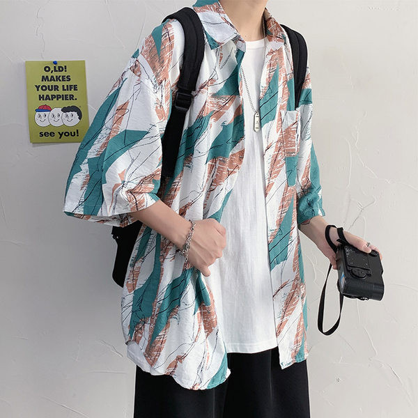 Нов модел мъжка риза с джоб -подходяща за лятото