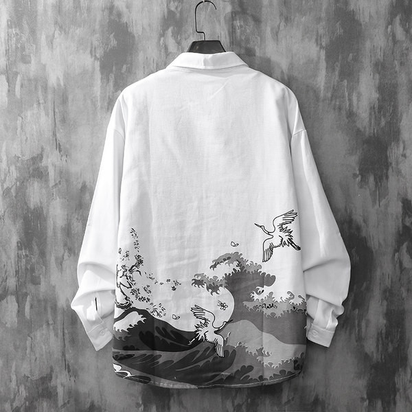 Стилна мъжка риза с класическа яка - къс или дълъг ръкав