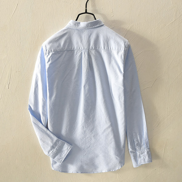 Нов модел мъжка риза със страничен джоб, подходяща за пролетта и лятото 