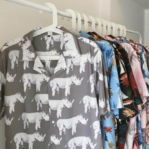 Мъжка риза със свободна кройка - различни десени