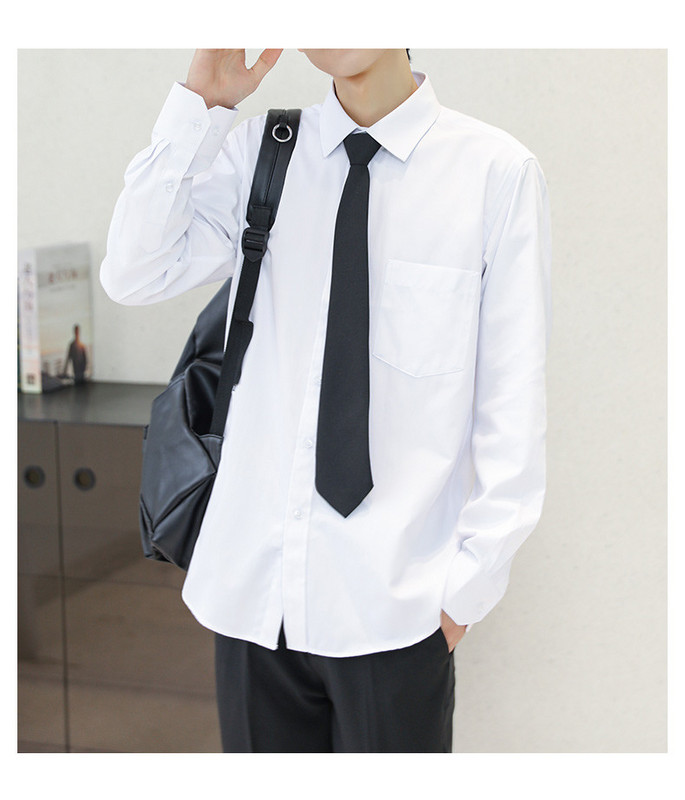 Ежедневна мъжка риза с яка - къс или дълъг ръкав