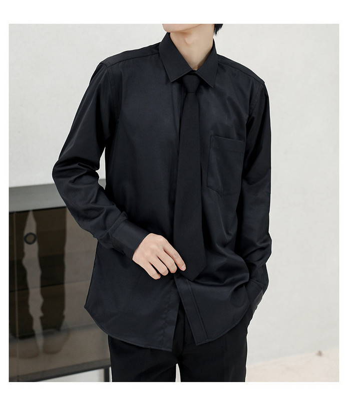 Ежедневна мъжка риза с яка - къс или дълъг ръкав