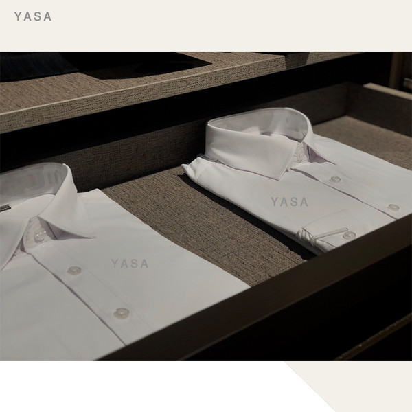 Мъжка риза с дълъг ръкав джоб и копчета 