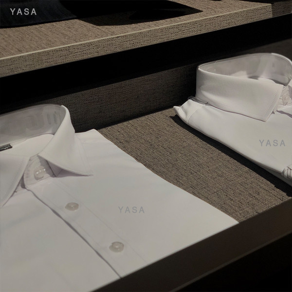 Мъжка риза с дълъг ръкав джоб и копчета 