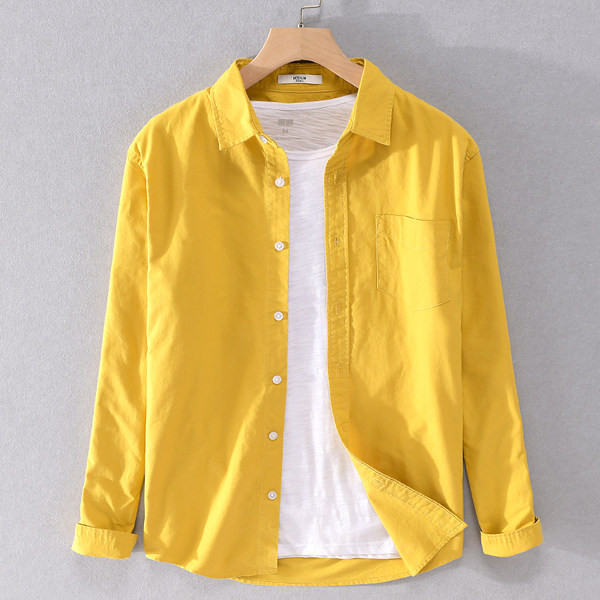 Нов модел мъжка риза в няколко модела с къс и дълъг ръкав и страничен джоб 