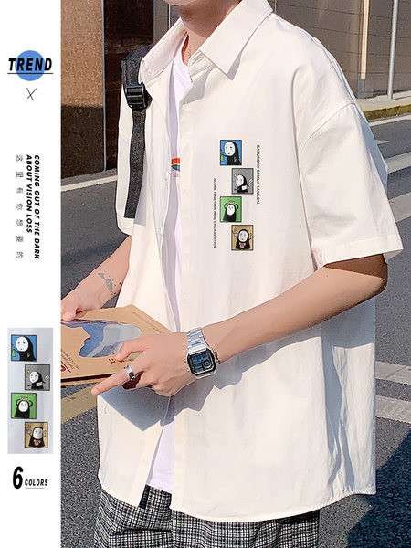 Мъжка риза с къс ръкав - три модела