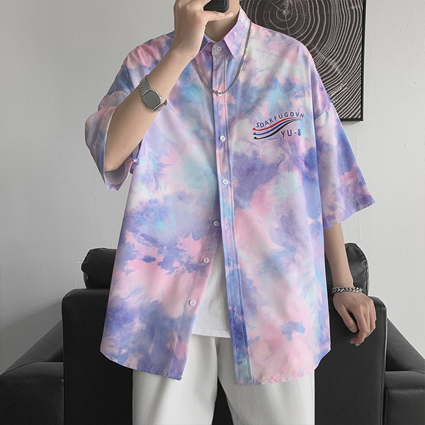 Ежедневна мъжка риза с надпис на гърба 