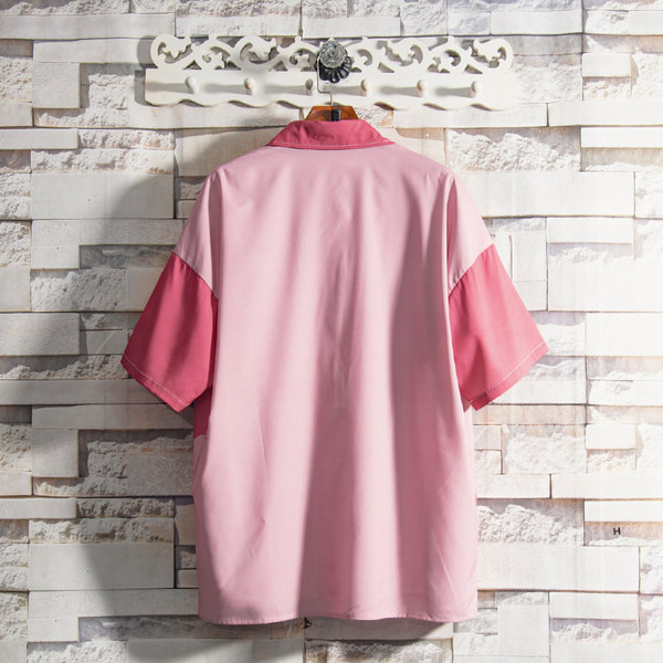 Модерна мъжка риза с класическа яка-свободен модел