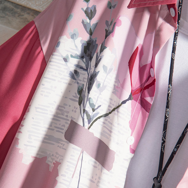 Модерна мъжка риза с класическа яка-свободен модел