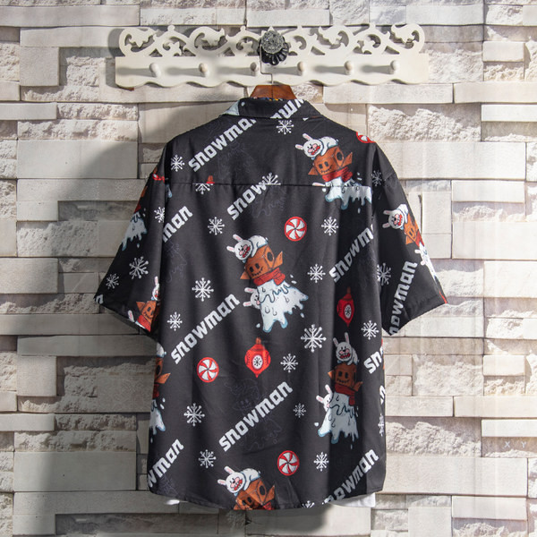 Цветна мъжка риза с класическа яка и къси ръкави в три цвята