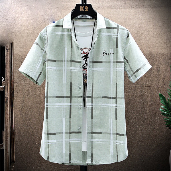 Нов модел мъжка риза с къс ръкав - няколко модела